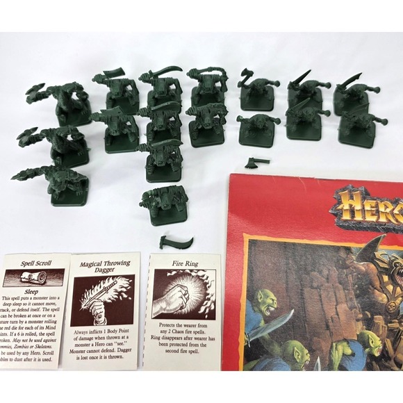 1991 HeroQuest Kellar's Keep Quest Pack Expansion 100% Complete No Box Damaged - Picture 4 of 11